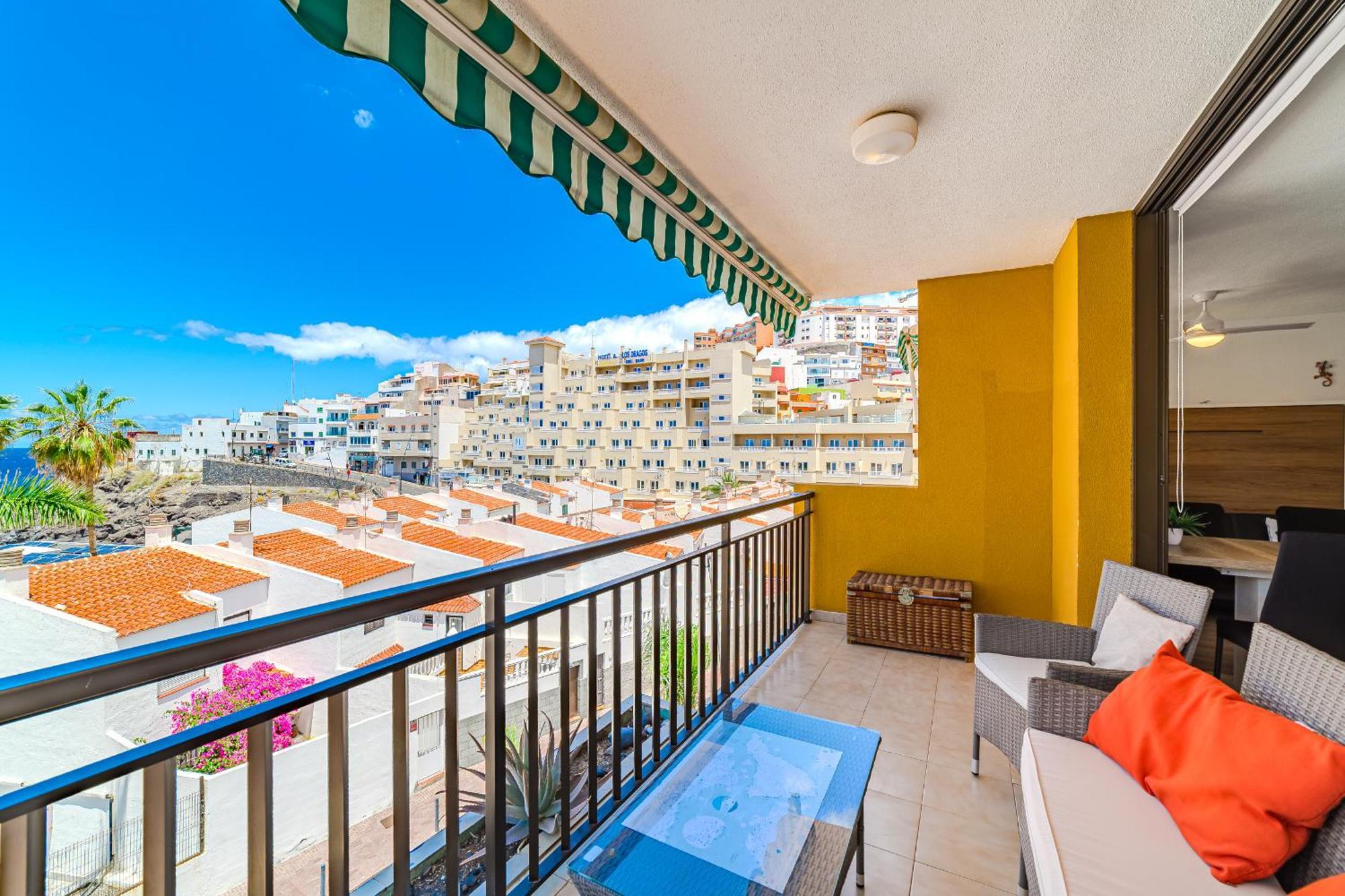 Family Apartment With 3 Bedrooms And Balcony Near Los Gigantes And Ocean 푸에르토 데 산티아고 외부 사진